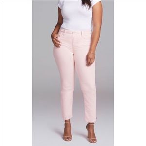 NYDJ Alina Ankle Light Pink Jeans
